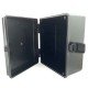 Caixa Patola PB-200/2 Preta Com Dobradiças 115x160x200 Caixa Patola PB-200/2 Preta Com Dobradiças 115x160x200
